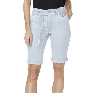 NEW NYDJ Briella Paperbag & Cuff Valhalla Shorts 0